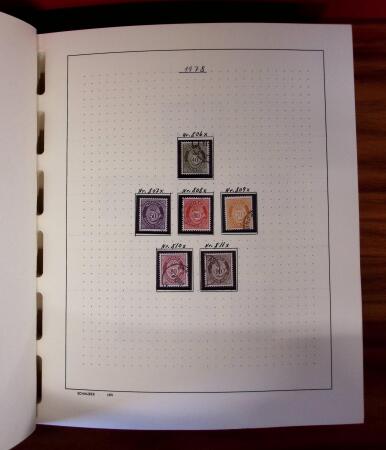 1977-2002, Mint collection in two albums, virtually