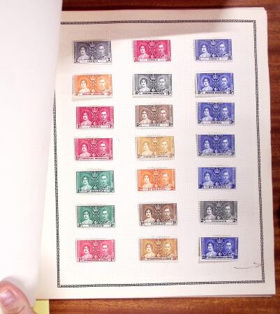 1946-55, KVI and QEII, various Omnibus set on pages,