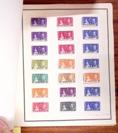 1946-55, KVI and QEII, various Omnibus set on pages,