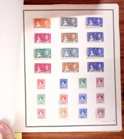 1946-55, KVI and QEII, various Omnibus set on pages,