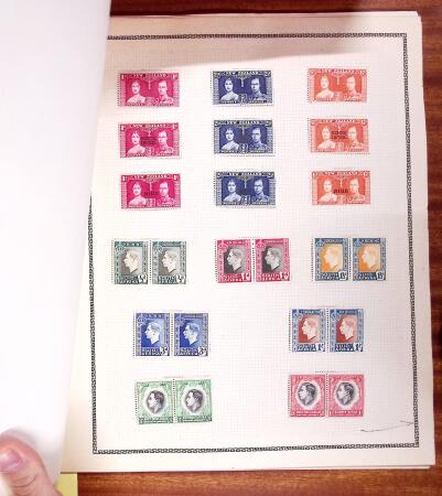1946-55, KVI and QEII, various Omnibus set on pages,