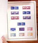 1946-55, KVI and QEII, various Omnibus set on pages,