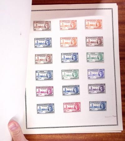 1946-55, KVI and QEII, various Omnibus set on pages,