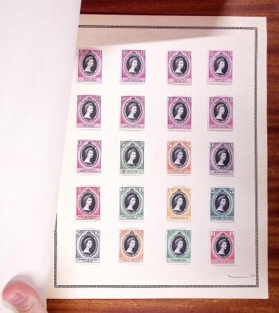 1946-55, KVI and QEII, various Omnibus set on pages,