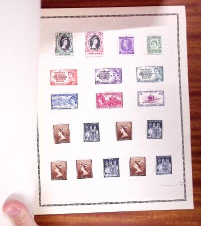 1946-55, KVI and QEII, various Omnibus set on pages,
