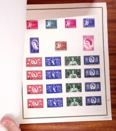 1946-55, KVI and QEII, various Omnibus set on pages,
