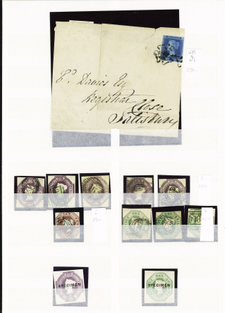 1840-1930, Chiefly used selection in large stockbook