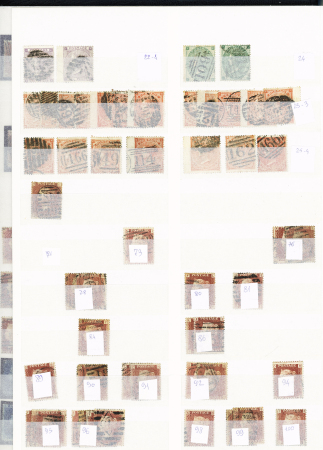 1840-1930, Chiefly used selection in large stockbook
