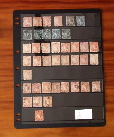 1867-81, Mint & used selection of the 90 stamps from