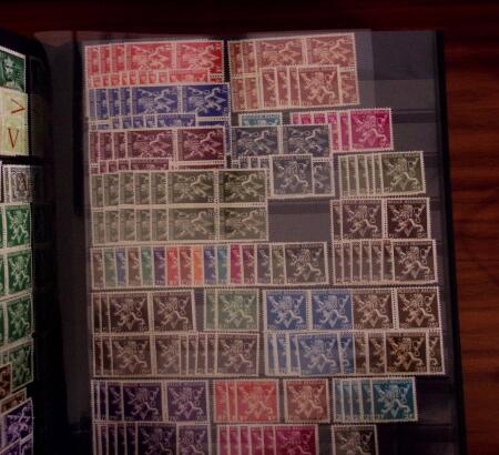 1849-1980, Mint and used selection of Belgium and Belgian