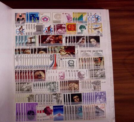 1849-1980, Mint and used selection of Belgium and Belgian