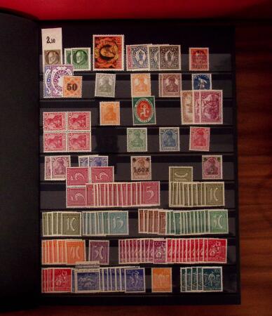 1872-1980, Chiefly mint stock in 14 stockbooks or albums,