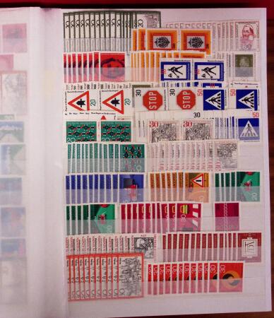 1872-1980, Chiefly mint stock in 14 stockbooks or albums,