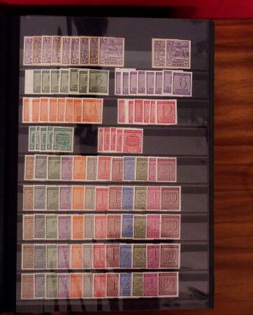 1872-1980, Chiefly mint stock in 14 stockbooks or albums,