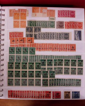 1872-1980, Chiefly mint stock in 14 stockbooks or albums,