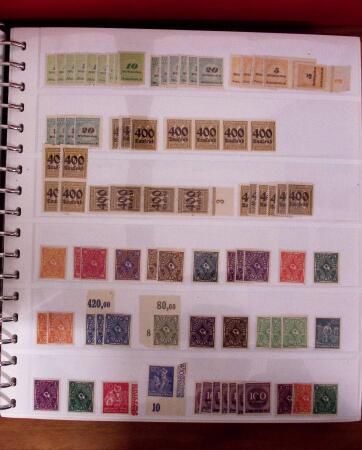 1872-1980, Chiefly mint stock in 14 stockbooks or albums,
