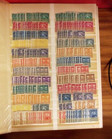 1860-1960 THE AMERICAS, Eleven stockbooks with USA