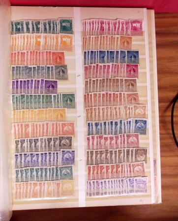 1860-1960 THE AMERICAS, Eleven stockbooks with USA
