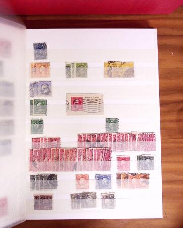 1860-1960 THE AMERICAS, Eleven stockbooks with USA