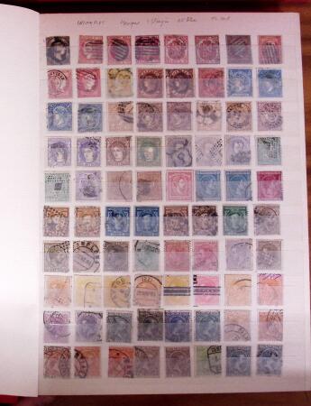 1850-1970, Mint & used selection in nine stockbooks