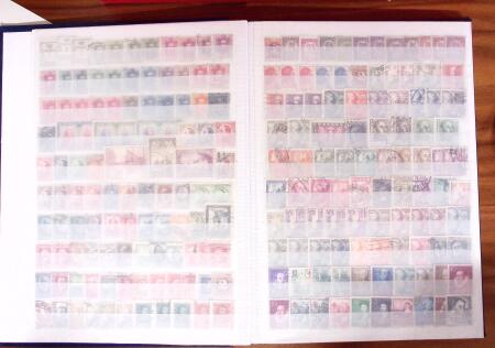 1850-1970, Mint & used selection in nine stockbooks