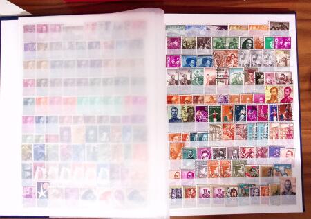 1850-1970, Mint & used selection in nine stockbooks