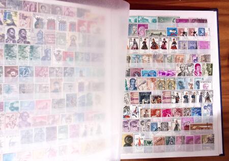 1850-1970, Mint & used selection in nine stockbooks