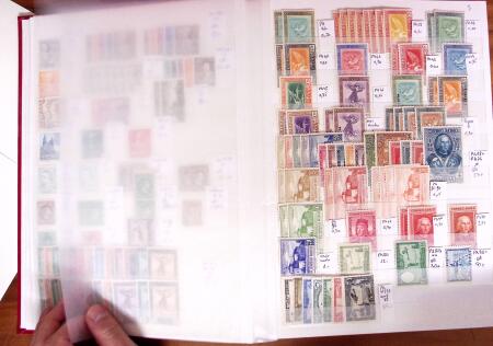 1850-1970, Mint & used selection in nine stockbooks