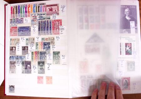 1850-1970, Mint & used selection in nine stockbooks