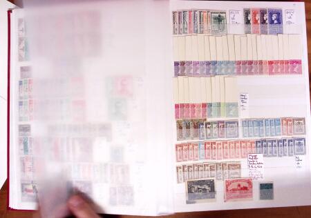 1850-1970, Mint & used selection in nine stockbooks