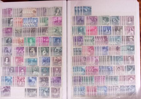 1850-1970, Mint & used selection in nine stockbooks