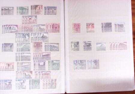 1850-1970, Mint & used selection in nine stockbooks