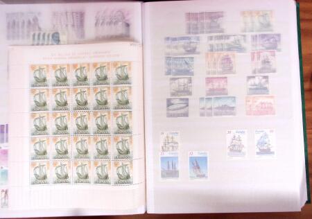 1850-1970, Mint & used selection in nine stockbooks