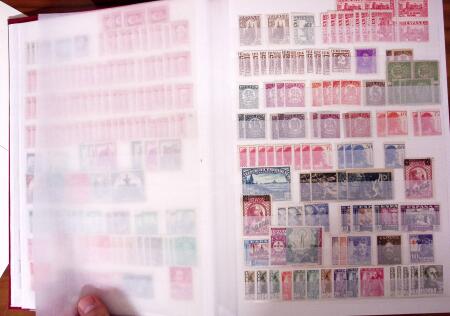 1850-1970, Mint & used selection in nine stockbooks