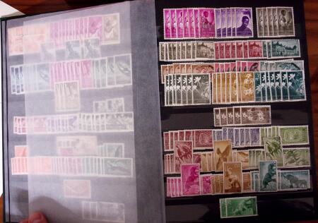 1850-1970, Mint & used selection in nine stockbooks