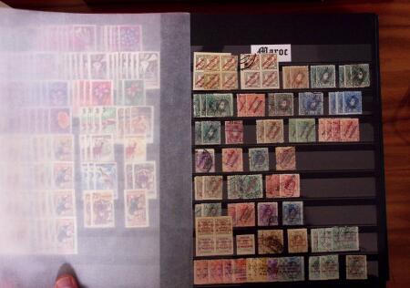 1850-1970, Mint & used selection in nine stockbooks
