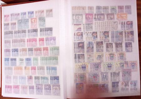 1850-1970, Mint & used selection in nine stockbooks