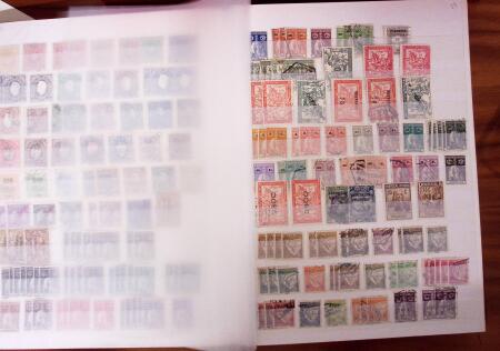 1850-1970, Mint & used selection in nine stockbooks