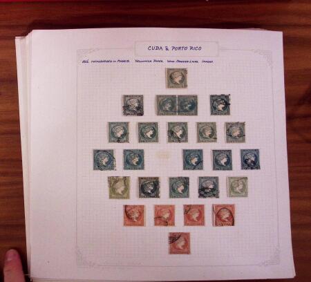 1850-1970, Mint & used selection in nine stockbooks