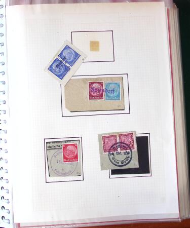 1938-39 SUDETENLAND, specialised collection mounted
