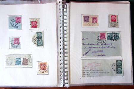 1938-39 SUDETENLAND, specialised collection mounted