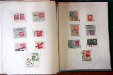 1938-39 SUDETENLAND, specialised collection mounted