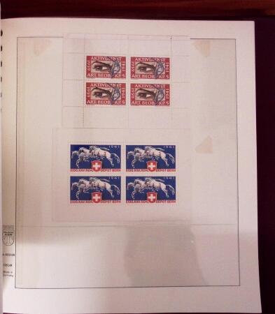 1854-1985, Mint used selection in 11 stockbooks or albums,