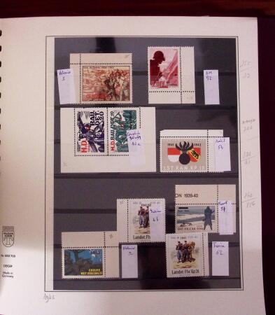 1854-1985, Mint used selection in 11 stockbooks or albums,