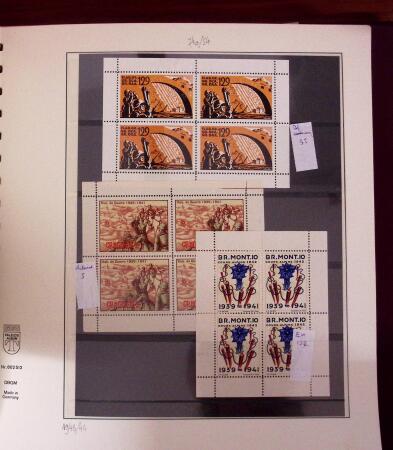 1854-1985, Mint used selection in 11 stockbooks or albums,