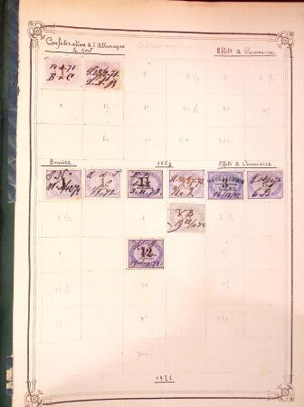 FISCAUX 1880-1940, collection très ancienne avec France,