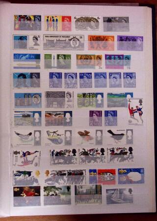 1841-1990, BRITISH EUROPE : Mint and used assembly in