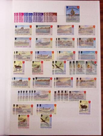 1841-1990, BRITISH EUROPE : Mint and used assembly in