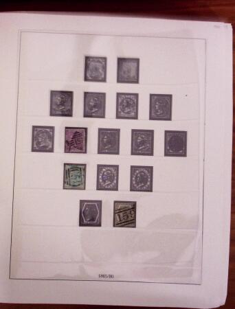 1841-1990, BRITISH EUROPE : Mint and used assembly in