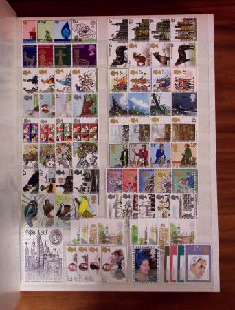 1841-1990, BRITISH EUROPE : Mint and used assembly in